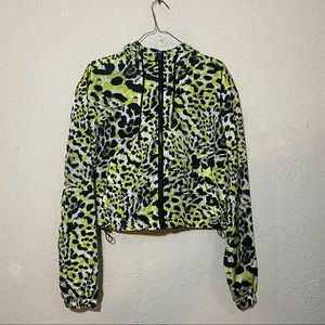 New Look Sport Crop Jacket Windbreaker w/ Hood